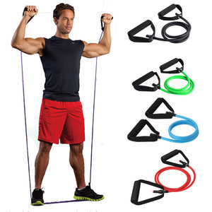 120cm Resistance Band Exercise Elastic Band Yoga Pilates Expande Pull Rope Tubes for Physical Therapy Strength Training Muscle