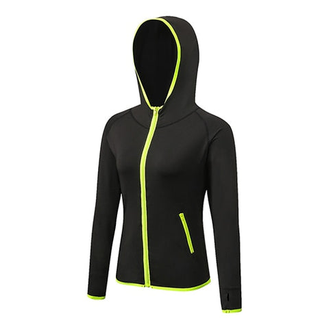 Women Running Jackets Long Sleeve Jogging Sweatshirt Ladies Yoga Sports Zipper Jacket Coat Fitness Gym Shirts Women's Clothing