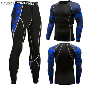 men's thermal underwear male apparel sets autumn winter warm clothe riding suit quick drying thermo underwear men clothing