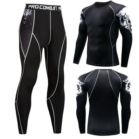 men's thermal underwear male apparel sets autumn winter warm clothe riding suit quick drying thermo underwear men clothing