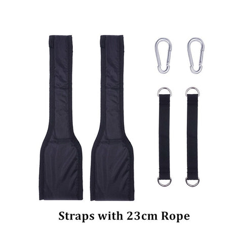 Fitness AB Sling Straps Suspension Rip-Resistant Heavy Duty Pair for Pull Up Bar Hanging Leg Raiser Home Gym Fitness Equipment