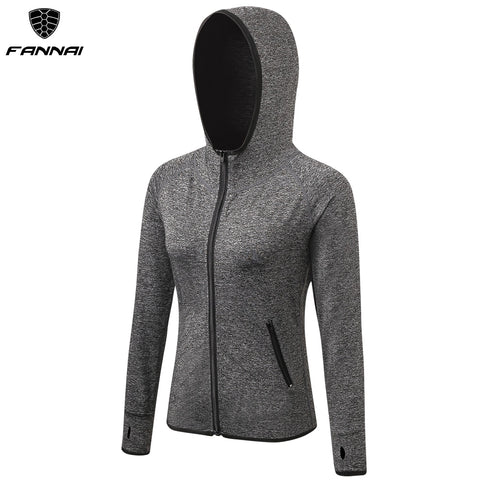 Women Running Jackets Long Sleeve Jogging Sweatshirt Ladies Yoga Sports Zipper Jacket Coat Fitness Gym Shirts Women's Clothing