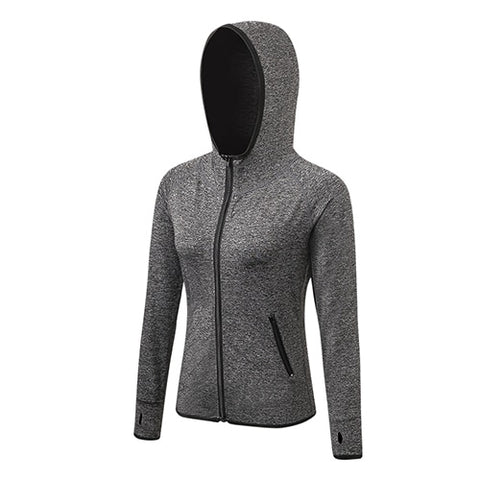 Women Running Jackets Long Sleeve Jogging Sweatshirt Ladies Yoga Sports Zipper Jacket Coat Fitness Gym Shirts Women's Clothing