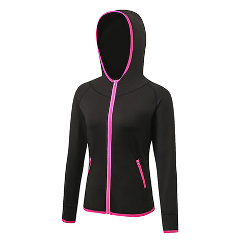 Women Running Jackets Long Sleeve Jogging Sweatshirt Ladies Yoga Sports Zipper Jacket Coat Fitness Gym Shirts Women's Clothing