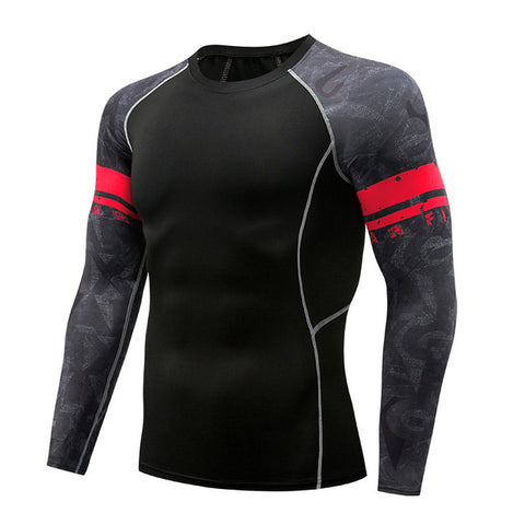 Punisher compression shirt men's and women's gym sports riding leggings bicycle long-sleeved breathable underwear Jersey