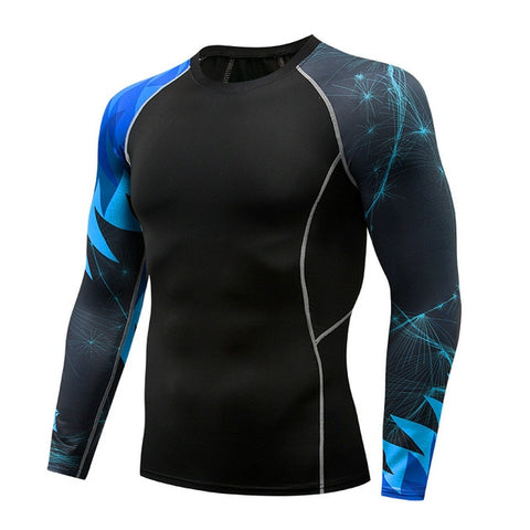 Punisher compression shirt men's and women's gym sports riding leggings bicycle long-sleeved breathable underwear Jersey