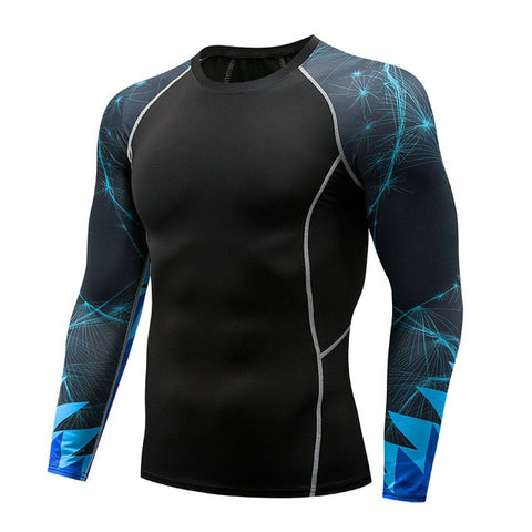 Punisher compression shirt men's and women's gym sports riding leggings bicycle long-sleeved breathable underwear Jersey