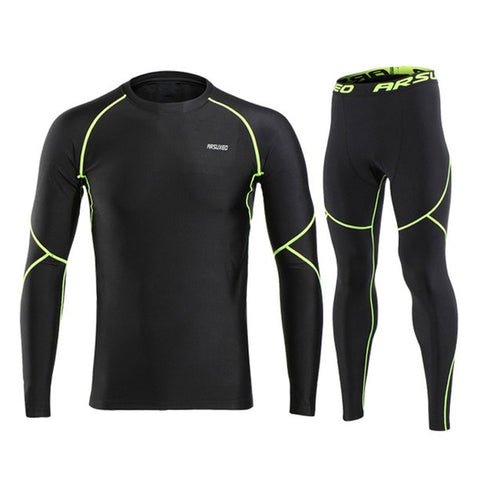 Men Winter Sports Cycling Base Layers Thermal Underwear Men For Ski/Hiking/Snowboard